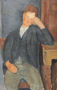 Amedeo Modigliani The Young Apprentice (mk39) oil on canvas